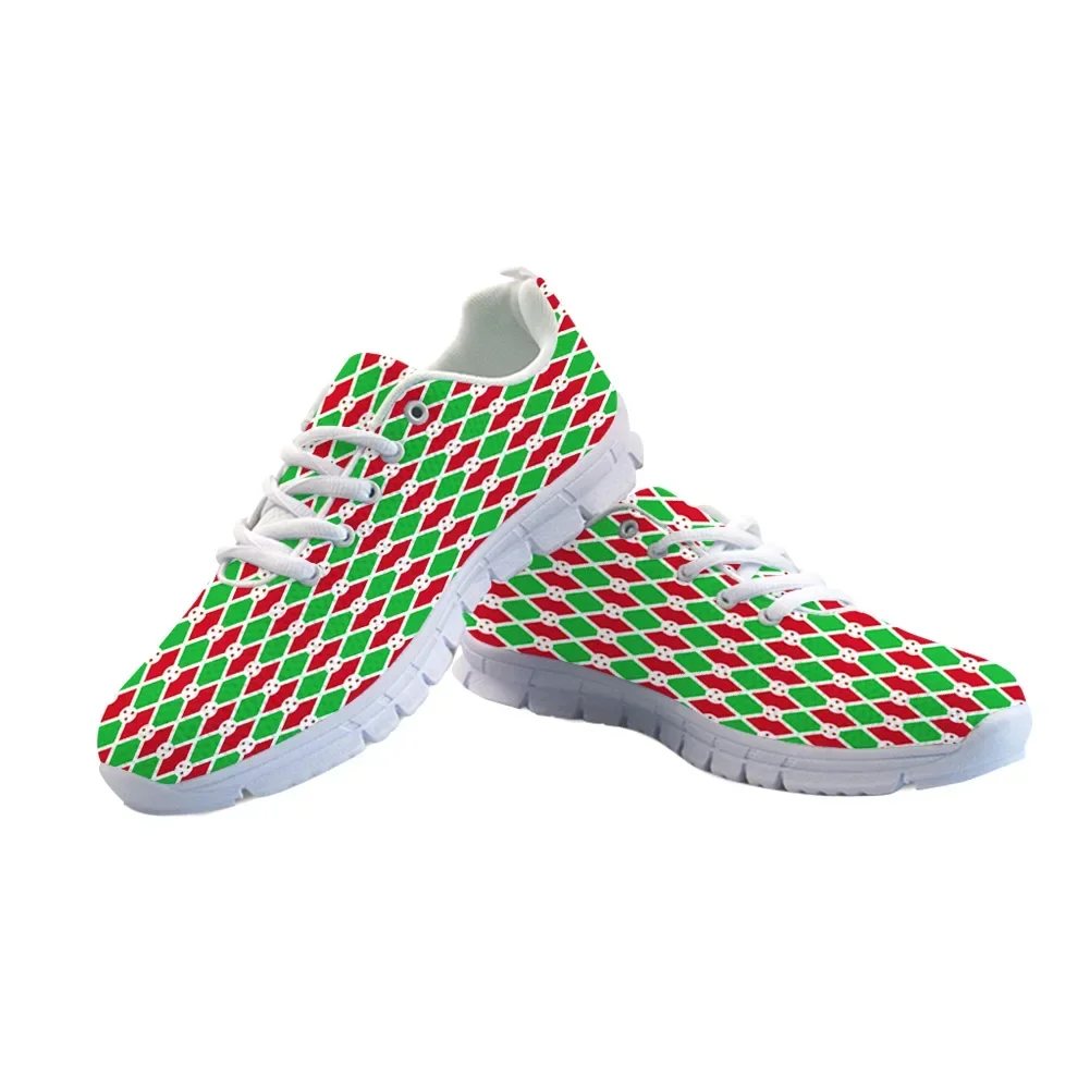 Men Shoes Red - Burundi Free Custom Made Name Number