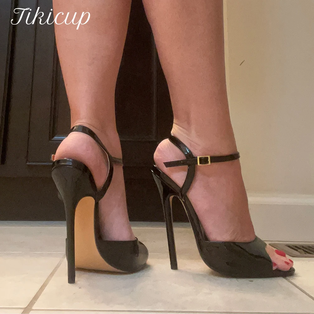 Shoes Heels Men - Tikicup Plus Size Summer Sexy Black
