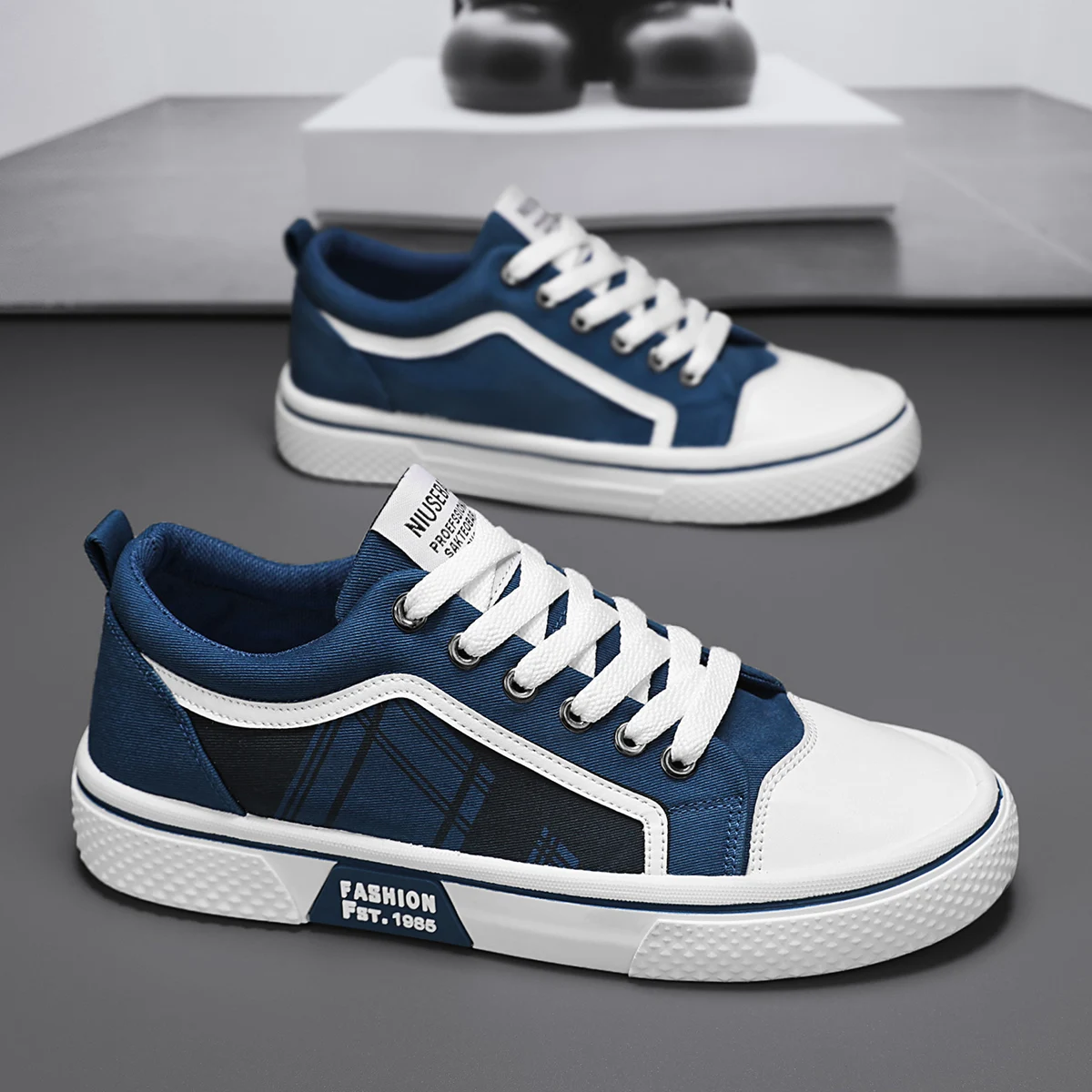 Men Shoes Vans - Men's New Casual Sports Canvas Shoes