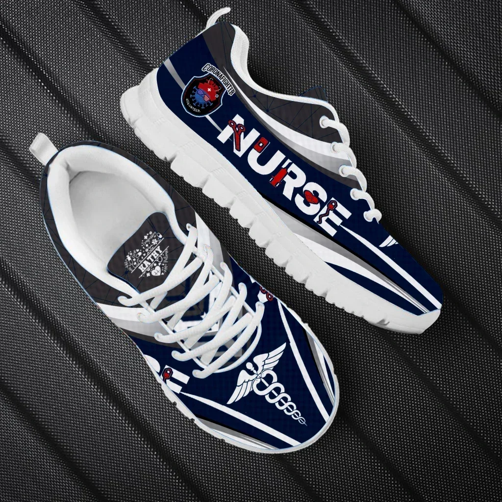 Men'S Shoes Comfortable Walking - Doctor Nurse Print Design Sneakers Men's