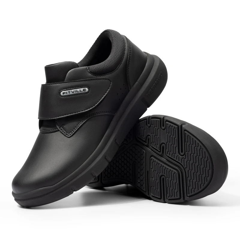 Men'S Shoes Diabetic - Extra Wide Men'S Shoes Leather Diabetic