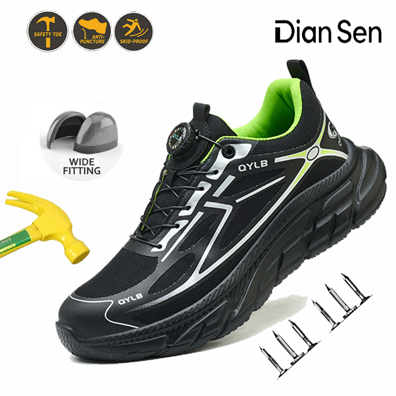 Work Boot Steel Toe - Mens Work Safety Boots Steel Toe