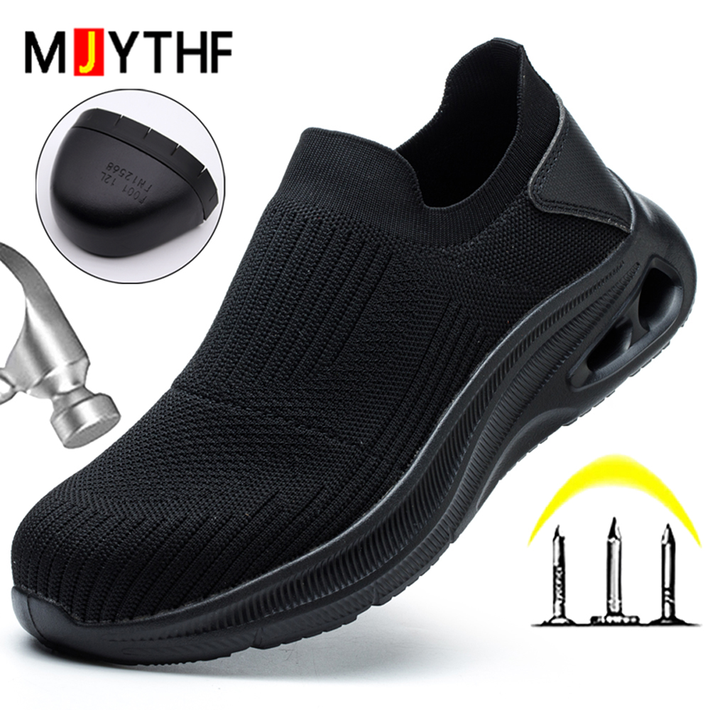 Work Boot Steel Toe - 2026 Breathable Mens Work Safety Shoes