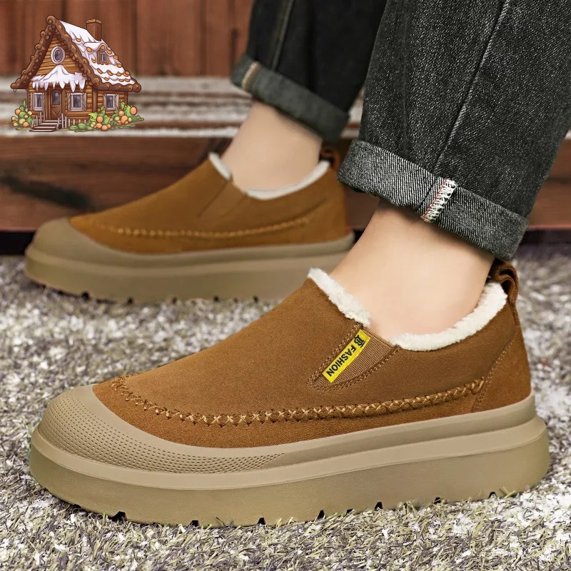 Men'S Shoes With Height Increase - Winter men's new thick soled height