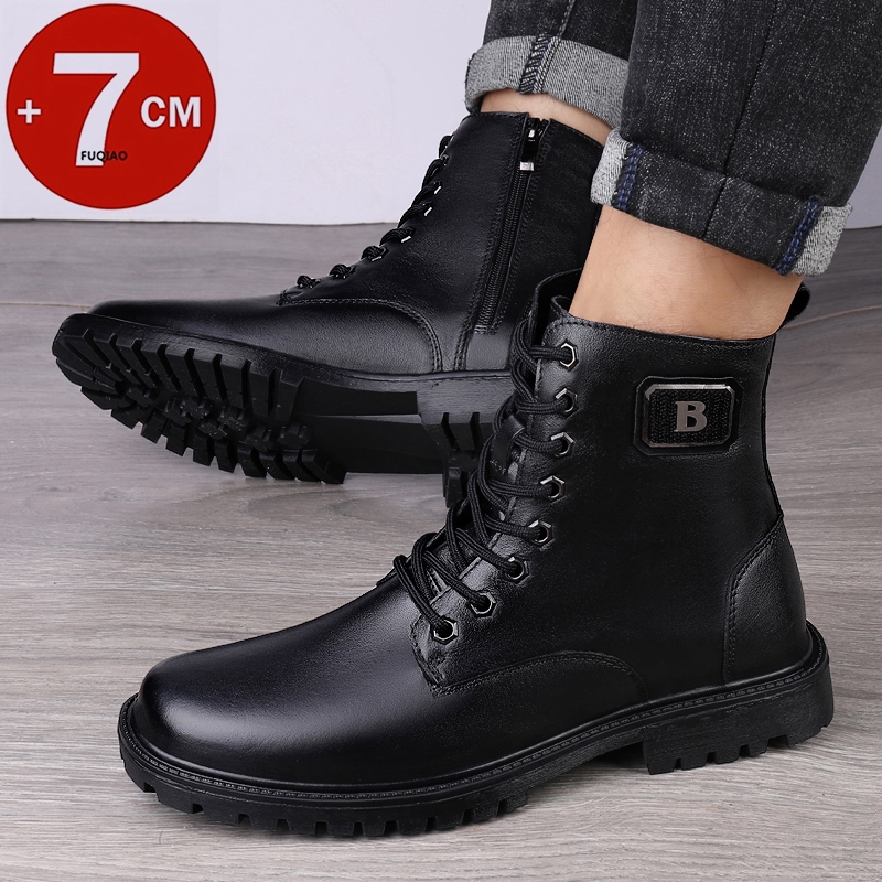 Men's Genuine Leather Elevator - đánh giá và giá Men'S Shoes With Height Increase