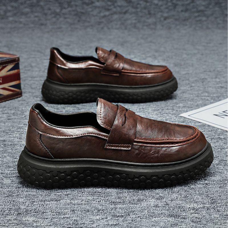 2026 New Men's Loafers Soft Le - đánh giá và giá Men'S Shoes With Height Increase