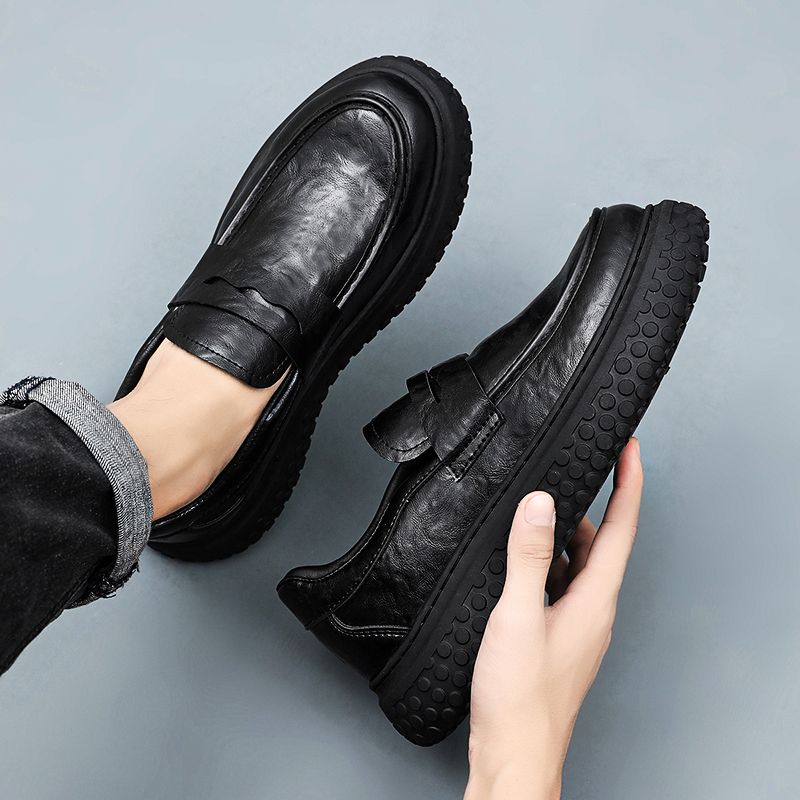 2026 New Men's Loafers Soft Le - đánh giá và giá Men'S Shoes With Height Increase