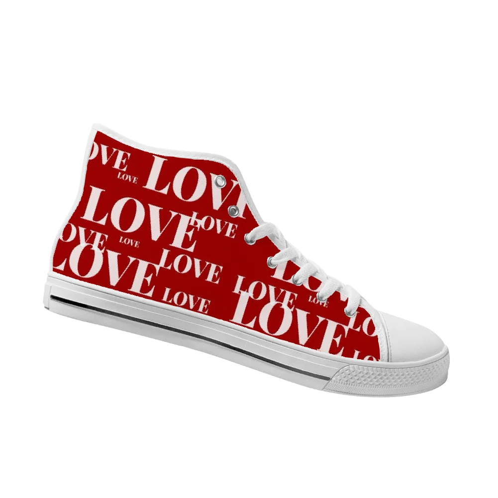 Custom classic high-top canvas - đánh giá và giá Men Shoes Red