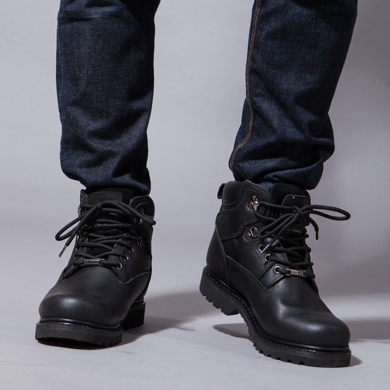 pf Men's Fashion Genuine Leath - đánh giá và giá Work Boot Steel Toe