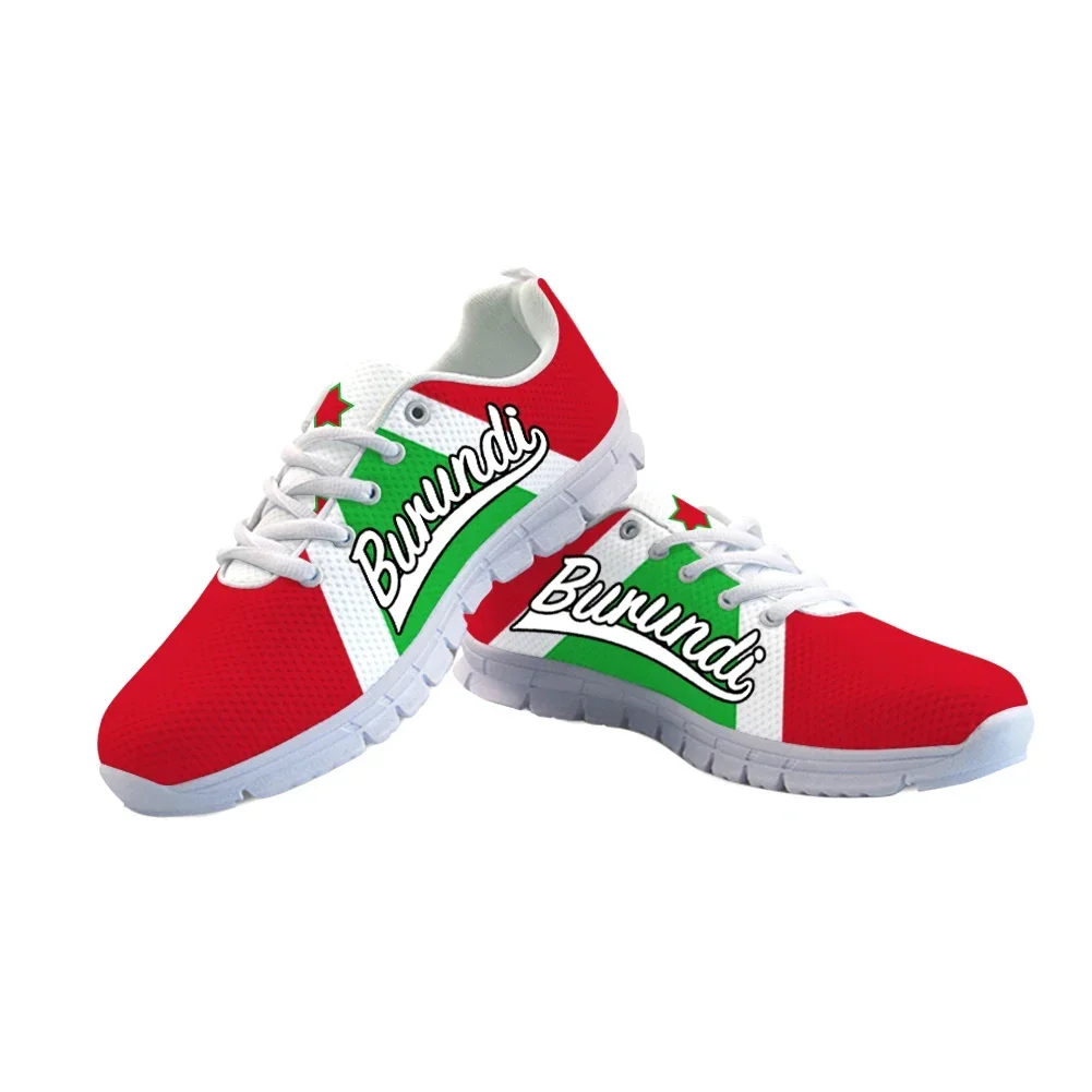 Burundi Free Custom Made Name  - đánh giá và giá Men Shoes Red