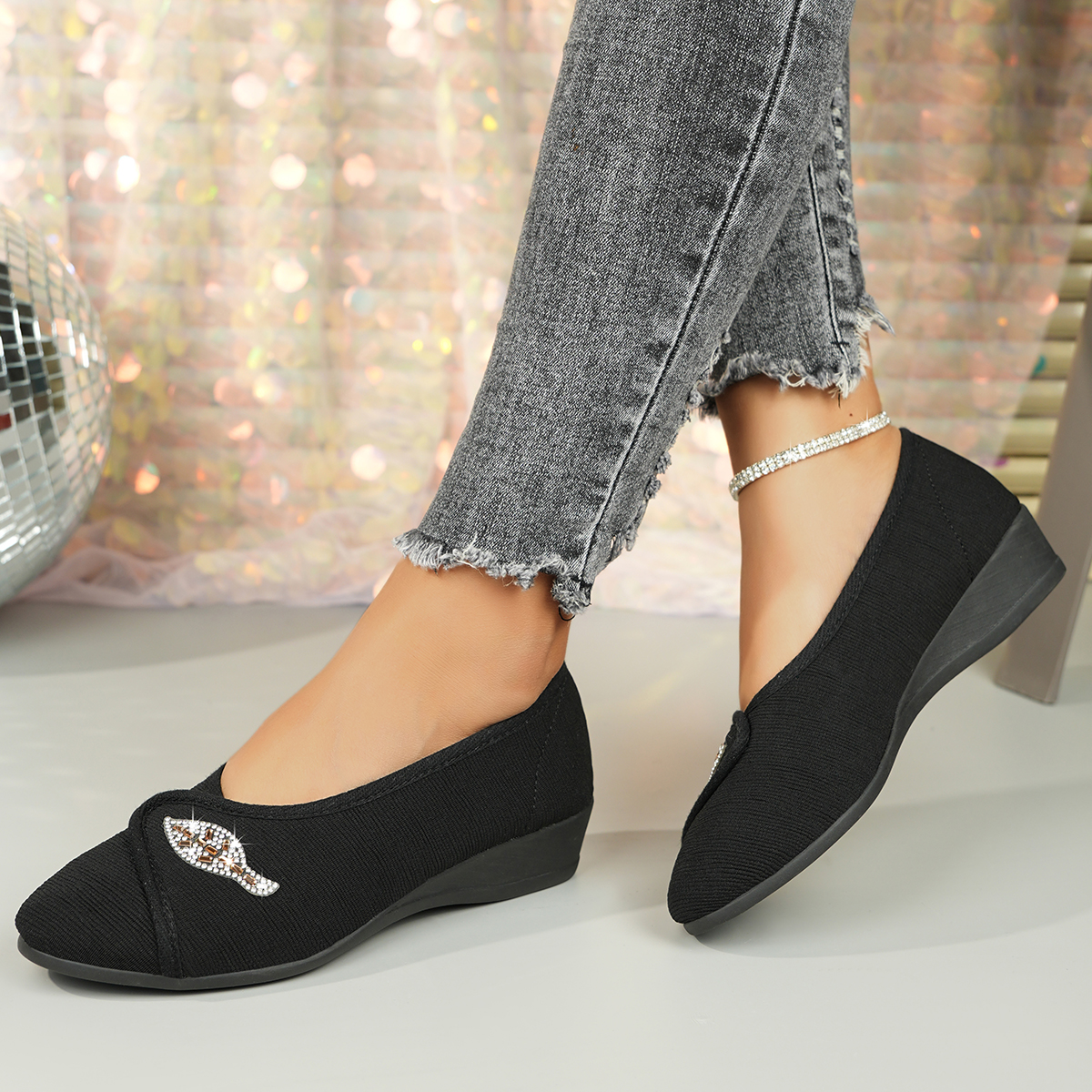 Women's Elegant Rhinestone Fla - đánh giá và giá Men Shoes Designer