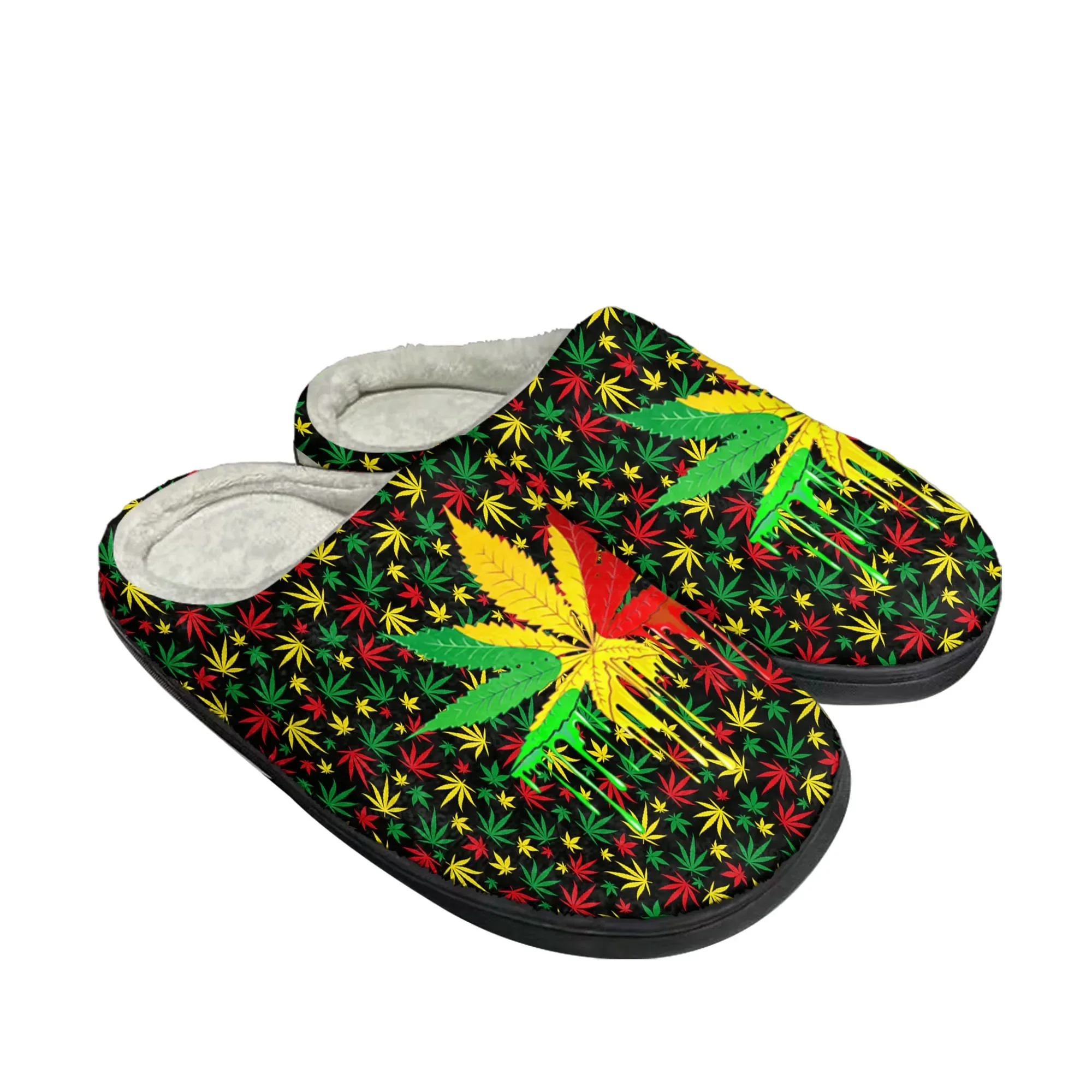 Leaf Weed Rasta Marijuana Red  - đánh giá và giá Men Shoes Red