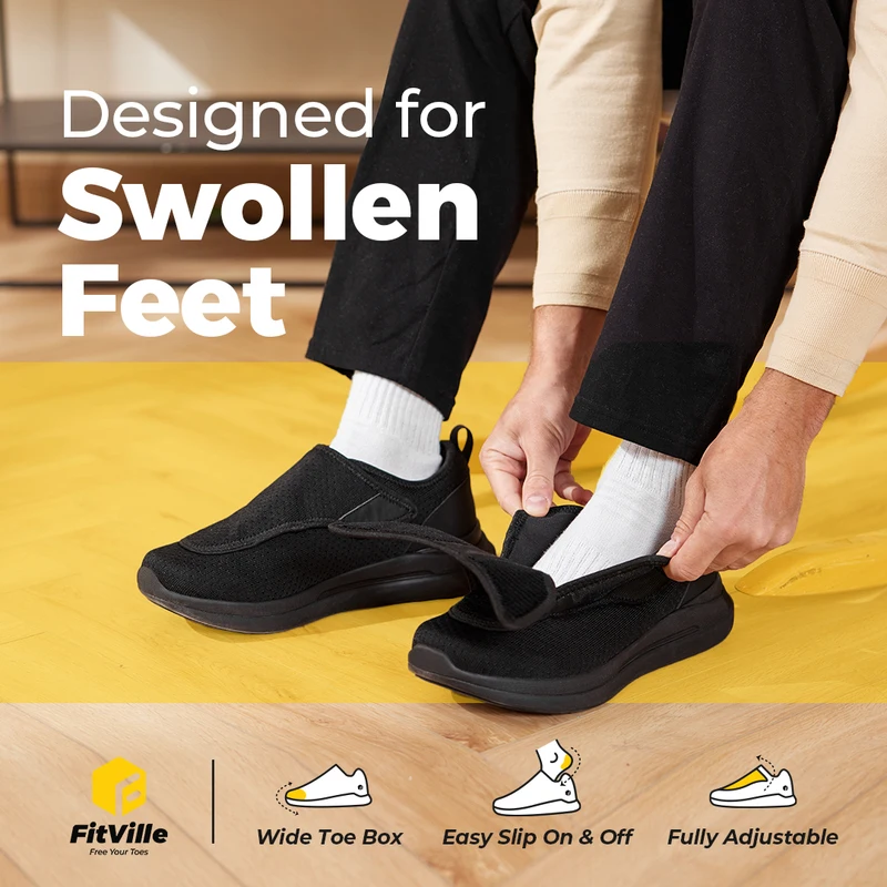 FitVille Extra Wide 2E Men'S D - đánh giá và giá Men'S Shoes Diabetic