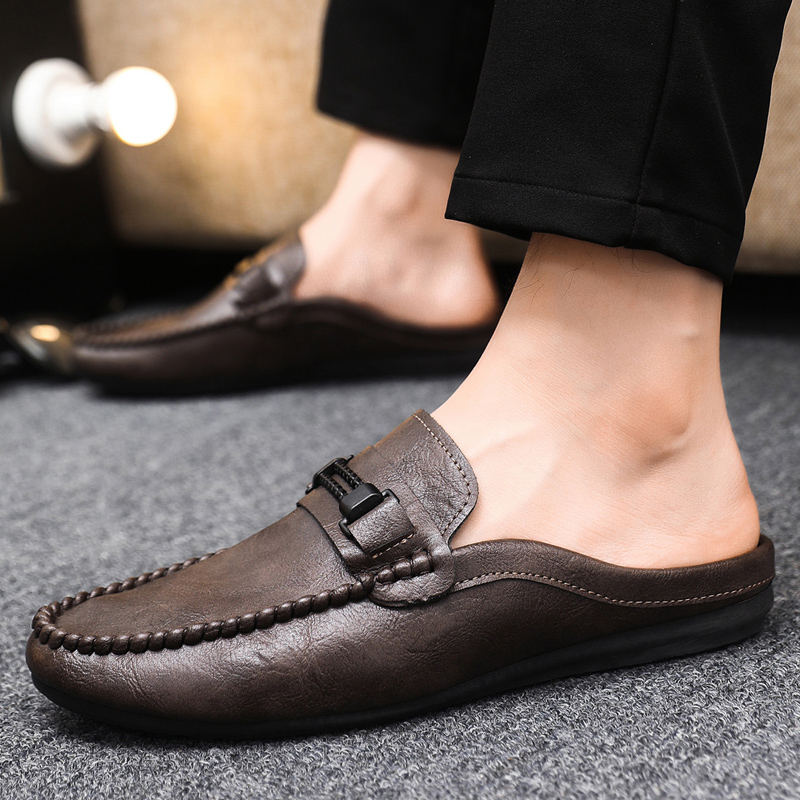 Summer Men Half Slippers Non-s - đánh giá và giá Men'S Shoes Comfortable Walking