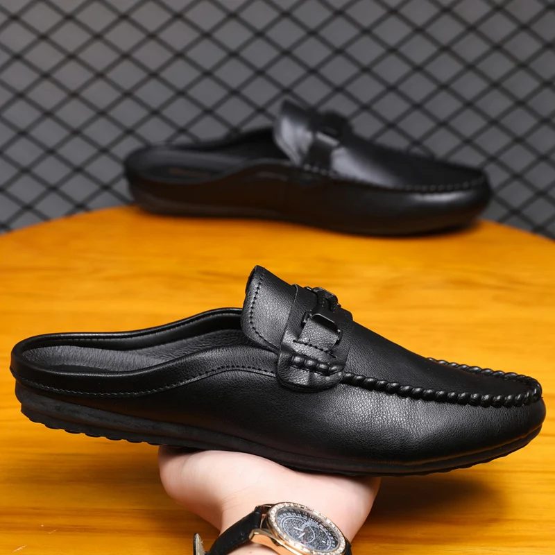 Summer Men Half Slippers Non-s - đánh giá và giá Men'S Shoes Comfortable Walking