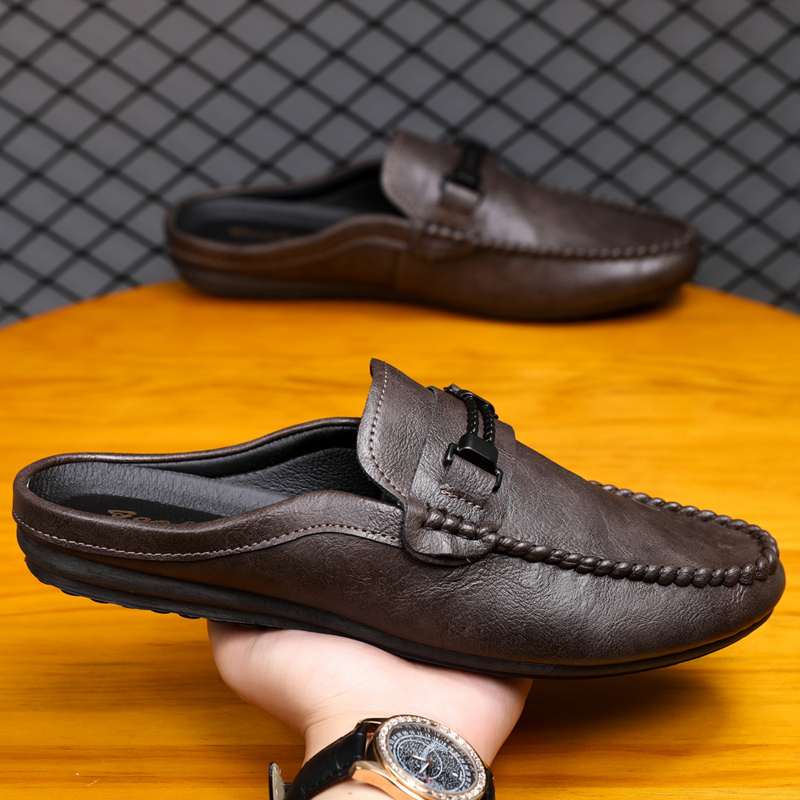 Summer Men Half Slippers Non-s - đánh giá và giá Men'S Shoes Comfortable Walking
