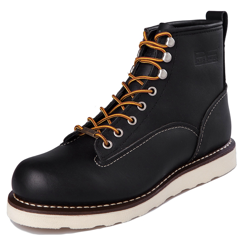 pf Men's Fashion Genuine Leath - đánh giá và giá Work Boot Steel Toe