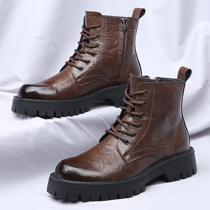 Men Side Zipper High Top Boots - đánh giá và giá Men'S Shoes Zipper