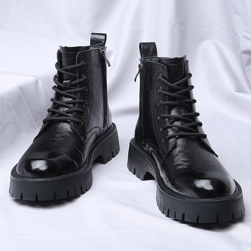 Men Side Zipper High Top Boots - đánh giá và giá Men'S Shoes Zipper