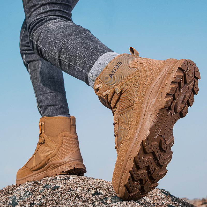 Men's Military Tactical Boots  - đánh giá và giá Men'S Shoes Zipper