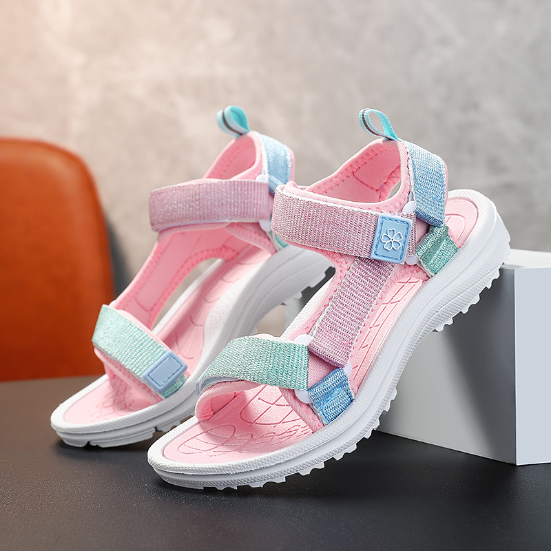 Kids Girls Sandals with Velcro - đánh giá và giá Velcro Strap Sandal