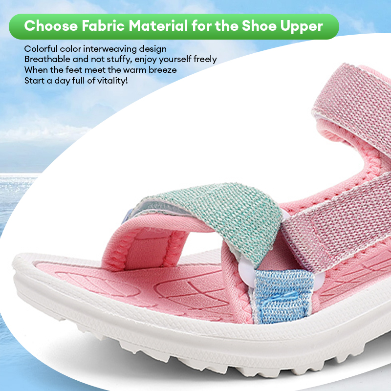 Kids Girls Sandals with Velcro - đánh giá và giá Velcro Strap Sandal