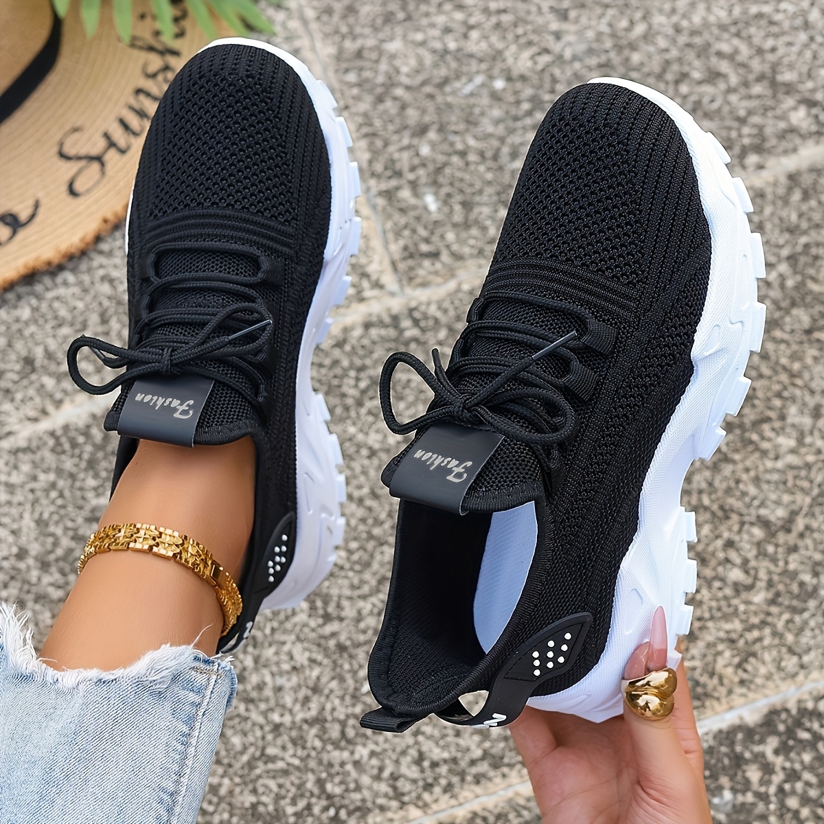 Breathable Knit Sneakers Fashi - đánh giá và giá Men'S Shoes Hoka Sale
