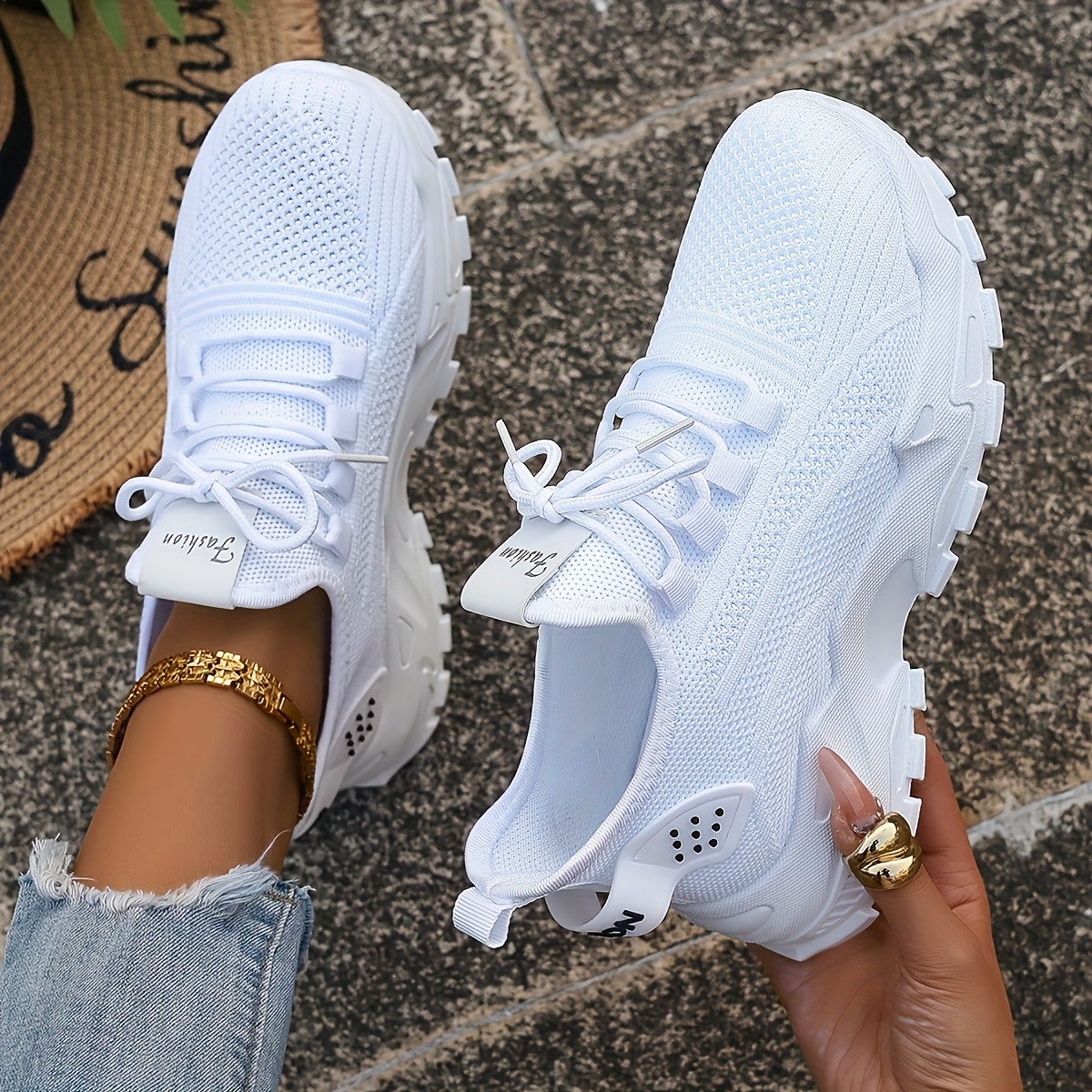 Breathable Knit Sneakers Fashi - đánh giá và giá Men'S Shoes Hoka Sale