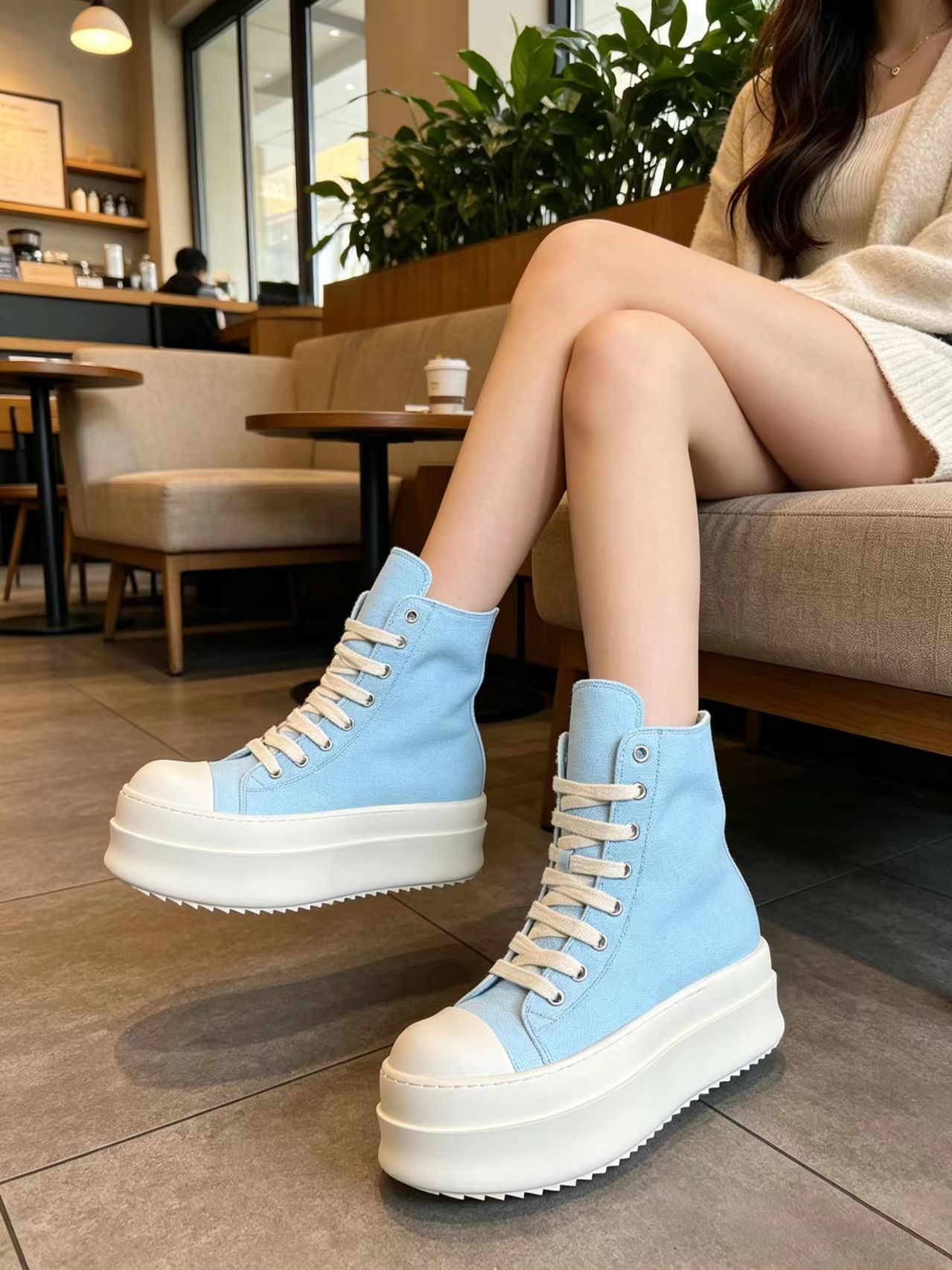 Light Blue High Top Canvas Sne - đánh giá và giá Men'S Shoes Zipper