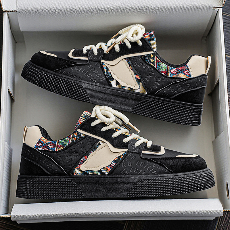 Men's Vintage Patchwork Platfo - đánh giá và giá Men Shoes China