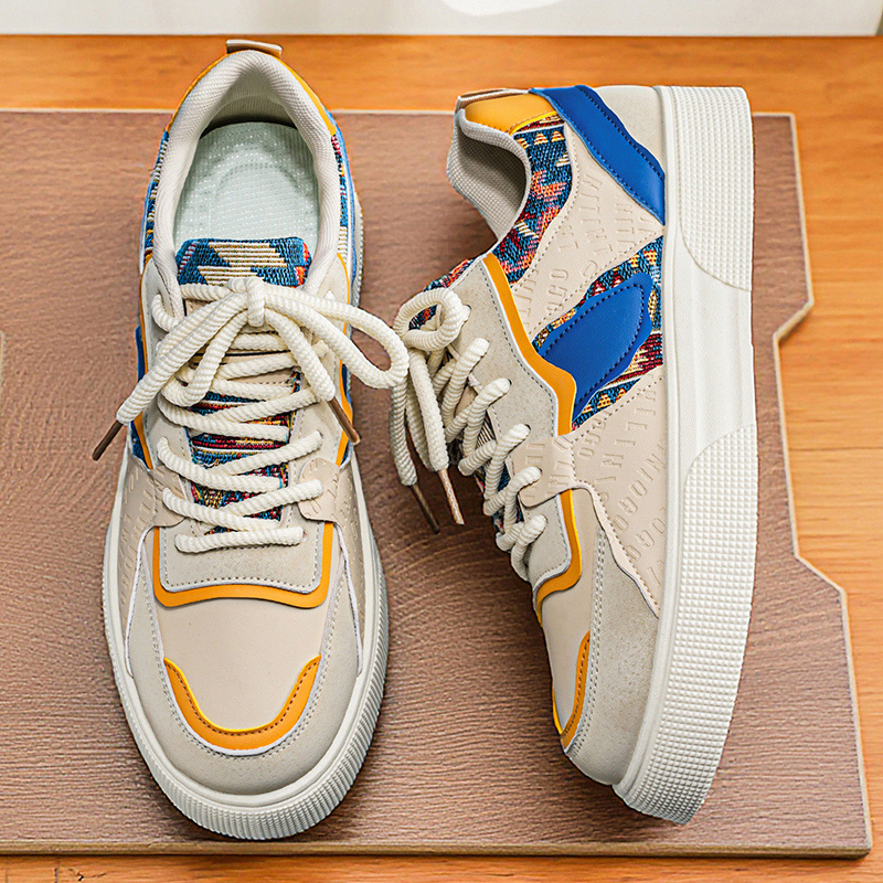 Men's Vintage Patchwork Platfo - đánh giá và giá Men Shoes China