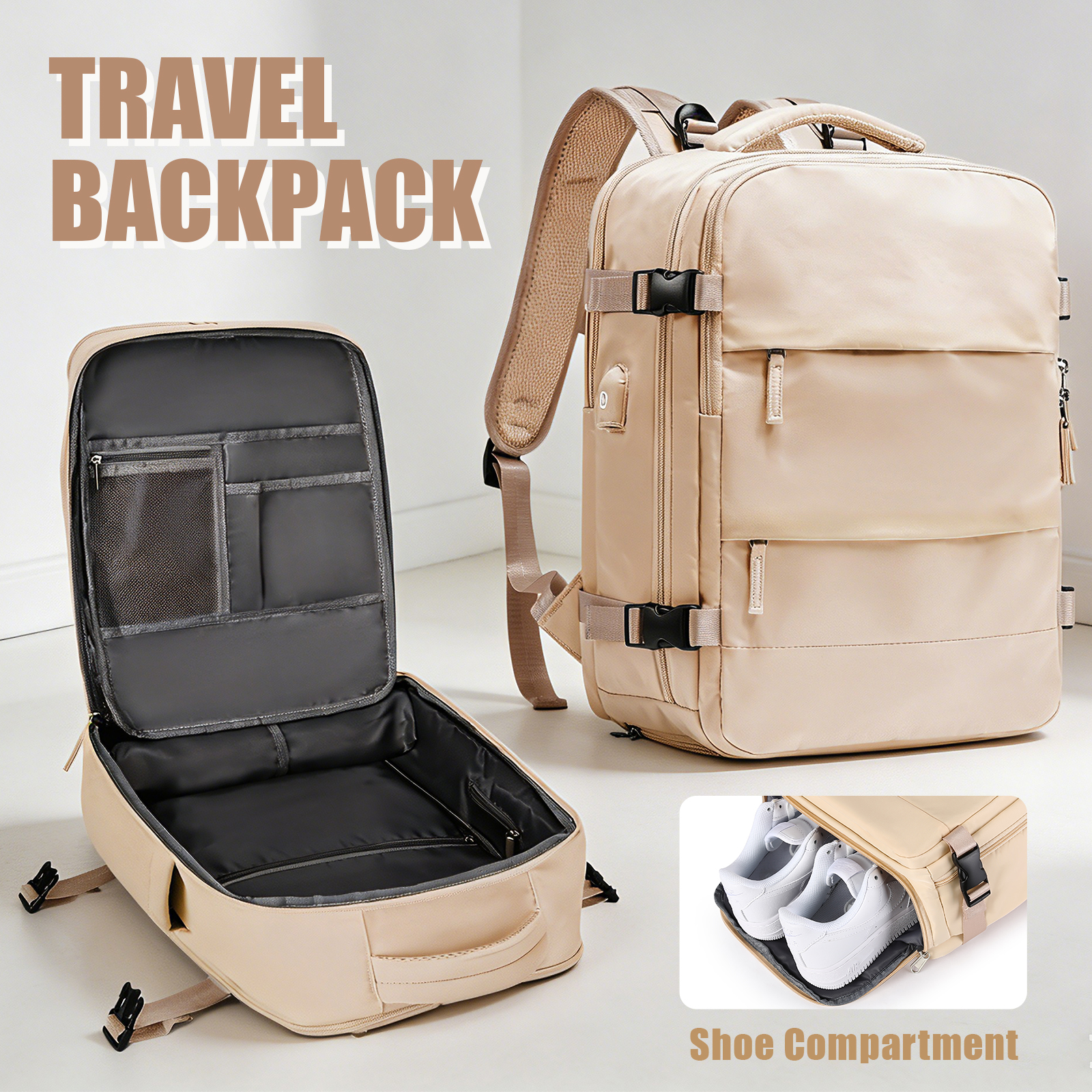Large Travel Backpack for Men  - đánh giá và giá Men Shoes China