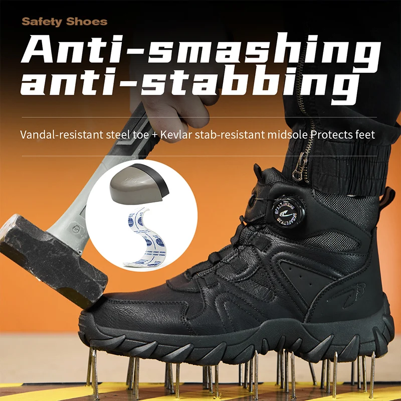 New Men's Safety Boots Work Bo - đánh giá và giá Work Boot Steel Toe