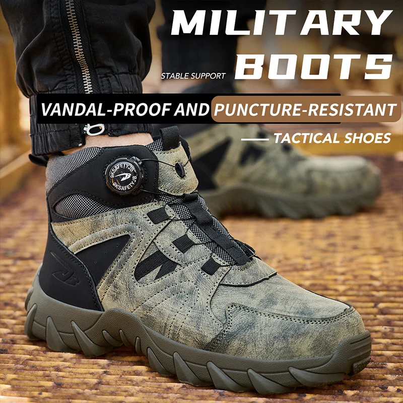 New Men's Safety Boots Work Bo - đánh giá và giá Work Boot Steel Toe