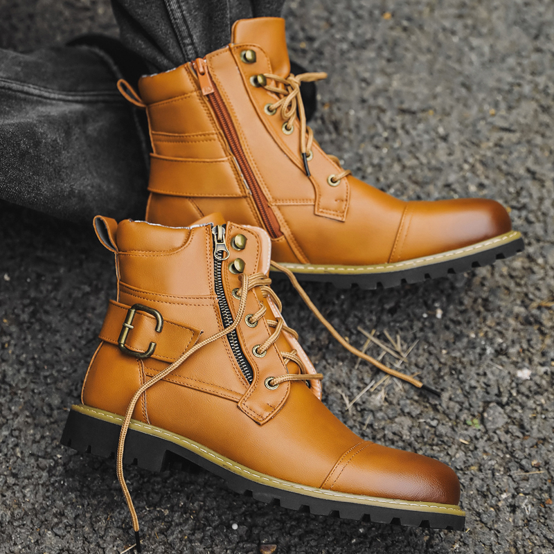 Quality Men Leather Boots Meta - đánh giá và giá Men'S Shoes Zipper