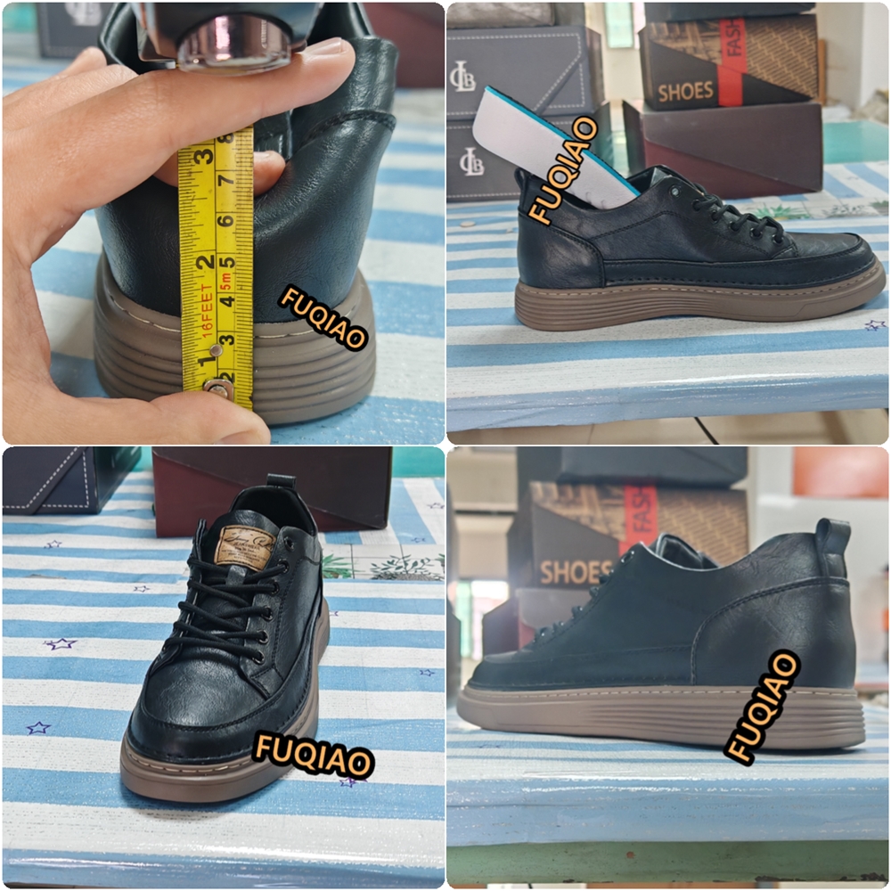 5cm Height Increase Leather Sh - đánh giá và giá Men'S Shoes Comfortable Walking