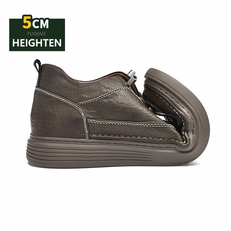5cm Height Increase Leather Sh - đánh giá và giá Men'S Shoes Comfortable Walking