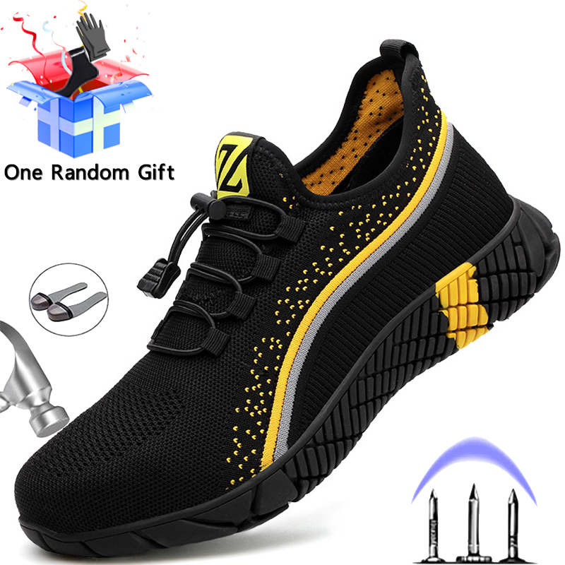 MJYTHF Male Indestructible Sho - đánh giá và giá Work Boot Steel Toe