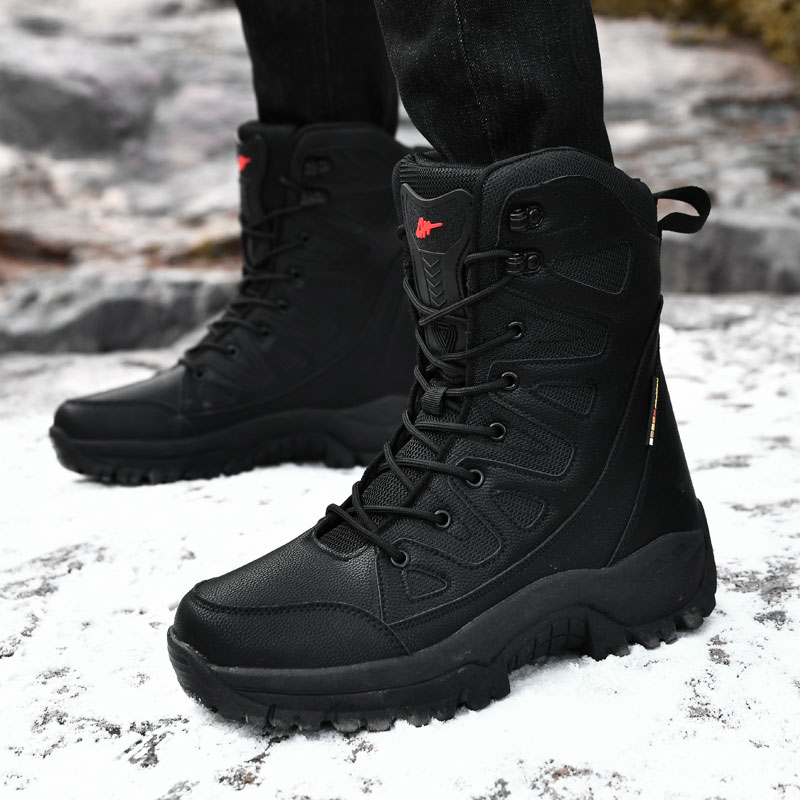 Men Motorcycle Tactical Boots  - đánh giá và giá Men'S Shoes Zipper